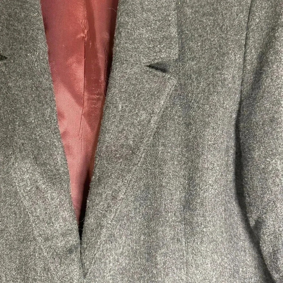 Collegetown Vintage Women’s Wool Blazer Size Small Gray Union Made USA - Picture 3 of 9